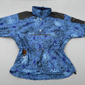 VTG 90s Obermeyer Ski Jacket Unisex XL Blue Abstract Anorak Pullover Windbreaker
