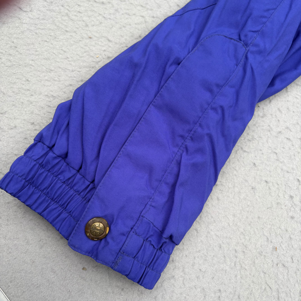 Nordica One Piece Ski Suit Womans Size 8 S Purple Retro 80s 90s Snowsuit All In One