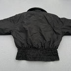Late 80’s Fera Skiwear Woman’s Size 16 Double Breasted Cropped Black Jacket
