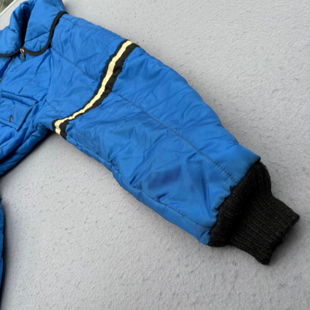 JC Penny Men’s Size S 80’s Blue Padded Ski Suit Jumpsuit