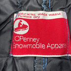 JC Penny Men’s Size S 80’s Blue Padded Ski Suit Jumpsuit