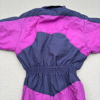 Skitique Girls Ski Suit Age 14 One Piece 80s 90s Purple Snowsuit Fit Woman’s XS