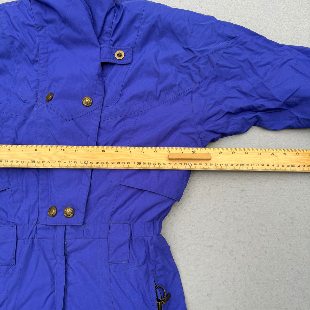 Nordica One Piece Ski Suit Womans Size 8 S Purple Retro 80s 90s Snowsuit All In One