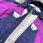 Skitique Girls Ski Suit Age 14 One Piece 80s 90s Purple Snowsuit Fit Woman’s XS