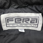 Late 80’s Fera Skiwear Woman’s Size 16 Double Breasted Cropped Black Jacket