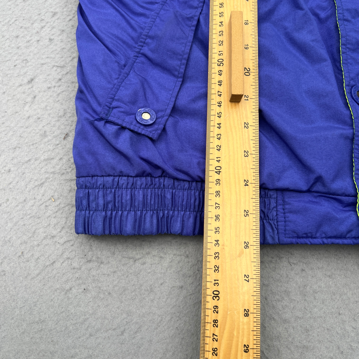 Vintage 80’s CB Sports Neon Color Block Shell Mens M Jacket Ski Blue Green Magenta