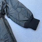 J C Penny 90’s Woman’s Size S One piece Ski Suit Jumpsuit Black With Yellow Accent