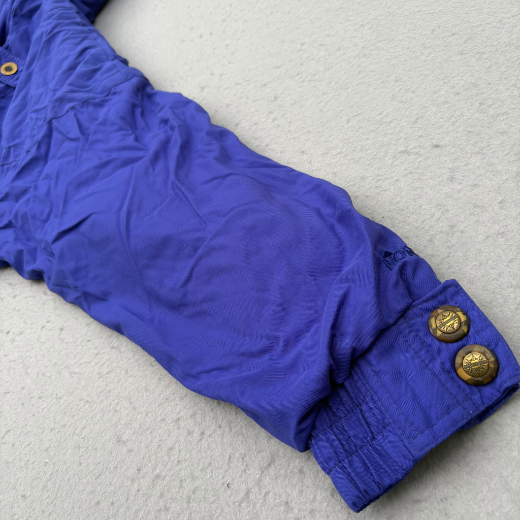 Nordica One Piece Ski Suit Womans Size 8 S Purple Retro 80s 90s Snowsuit All In One