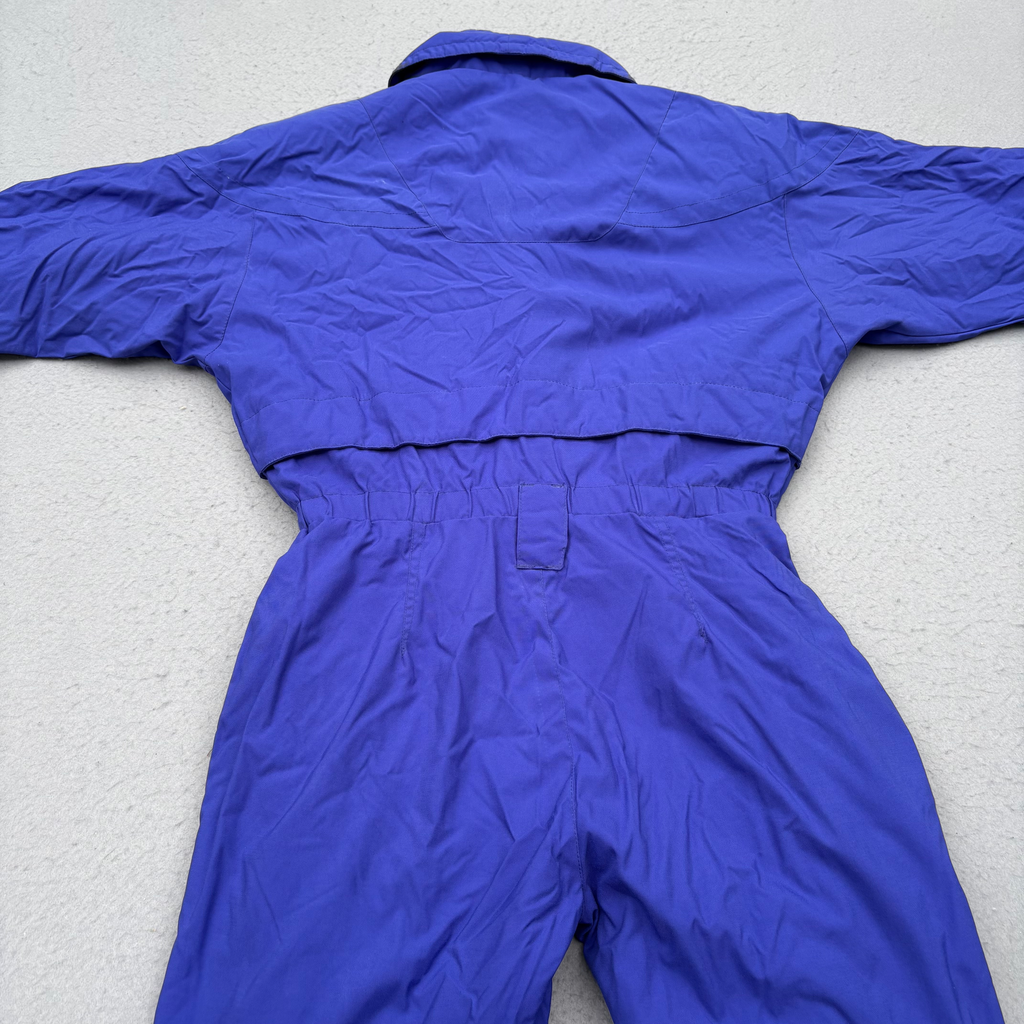 Nordica One Piece Ski Suit Womans Size 8 S Purple Retro 80s 90s Snowsuit All In One