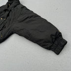 Late 80’s Fera Skiwear Woman’s Size 16 Double Breasted Cropped Black Jacket
