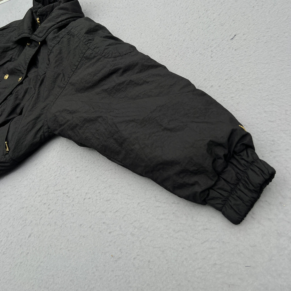Late 80’s Fera Skiwear Woman’s Size 16 Double Breasted Cropped Black Jacket