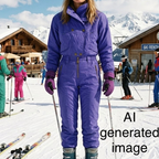 Nordica One Piece Ski Suit Womans Size 8 S Purple Retro 80s 90s Snowsuit All In One
