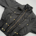 Late 80’s Fera Skiwear Woman’s Size 16 Double Breasted Cropped Black Jacket